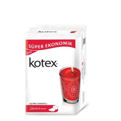 Kotex 24 Long Ultra Wings Night