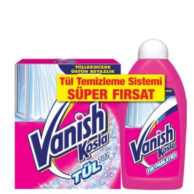 Vanish Tül Toz 450 gr + Tül Parlatıcı 500 ml